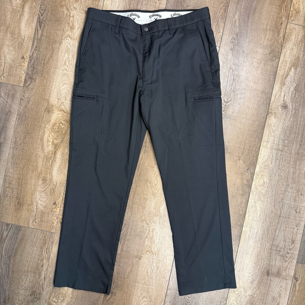 Callaway Black Golf Pants 36x30 Stretch Performance Athletic Men’s